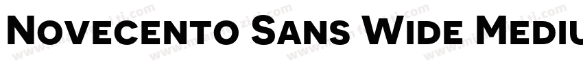Novecento Sans Wide Medium字体转换